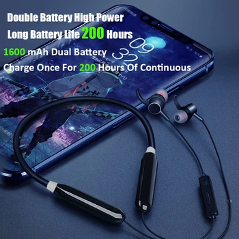 1600 mah Bežične Slušalice Za Xiaomi Huawei U Uhu Stereo Bluetooth Slušalice 5.2 Sportske Vodootporne Slušalice 200 H Glazbene Slušalice