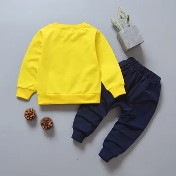 Modni kompleti odjeće za male dječake Dječji sportski odijelo Dječja odjeća 1 2 3 4 godine, Proljeće i Jesen Majica za djecu Hlače 2 kom. Sportska odjeća