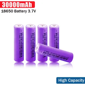 Baterija 1-20шт Originalna Baterija 30000mah 18650 3.7 U Litij-ion Punjiva Baterija 18650 za Sony Igračke Alati za Svjetiljku