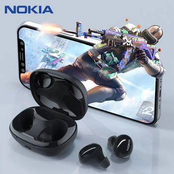 Nokia TWS-411 TWS-411 W Bežične Slušalice Шумоподавляющая Slušalice HIFI Stereo Bluetooth Slušalice 5.1 Bežični Punjač Slušalice