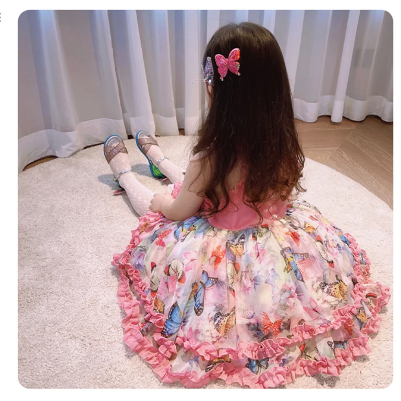 Custom dječja haljina princeze high-end nova ljetna haljina Лолиты haljina za djevojčice ženska suknja Slika  4