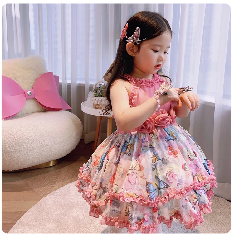Custom dječja haljina princeze high-end nova ljetna haljina Лолиты haljina za djevojčice ženska suknja Slika  5