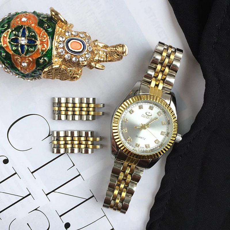 Satovi CHENXI Ženske mali satovi Luksuzni Zlatni Kvarcni Ručni Sat Od Nehrđajućeg Čelika Jeftini cijene Дропшиппинг Reloj Mujer Slika  5