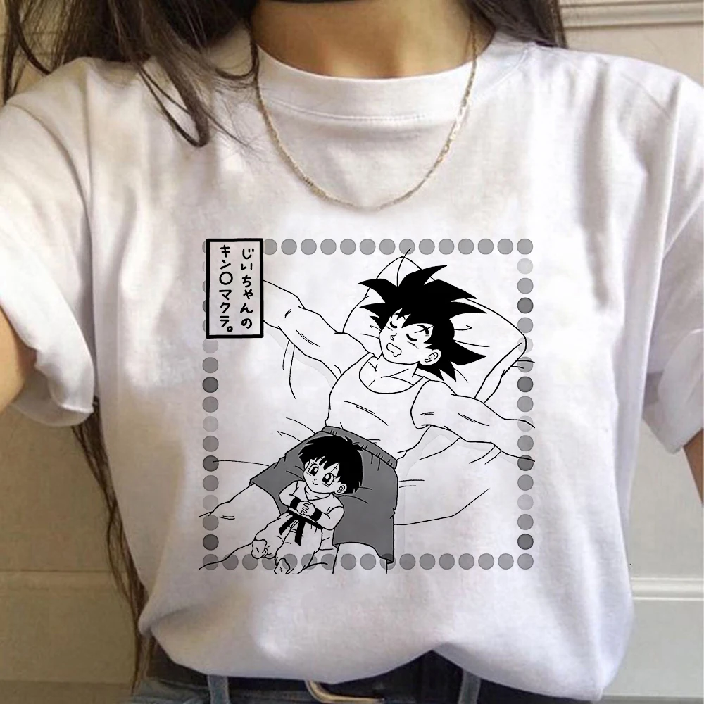 2021 Dragon Ball Ženska t-shirt Moda Anime sina Goku kratkih rukava Casual odjeća Crtići majica Harajuku Print Ženska t-shirt Majice Slika  0