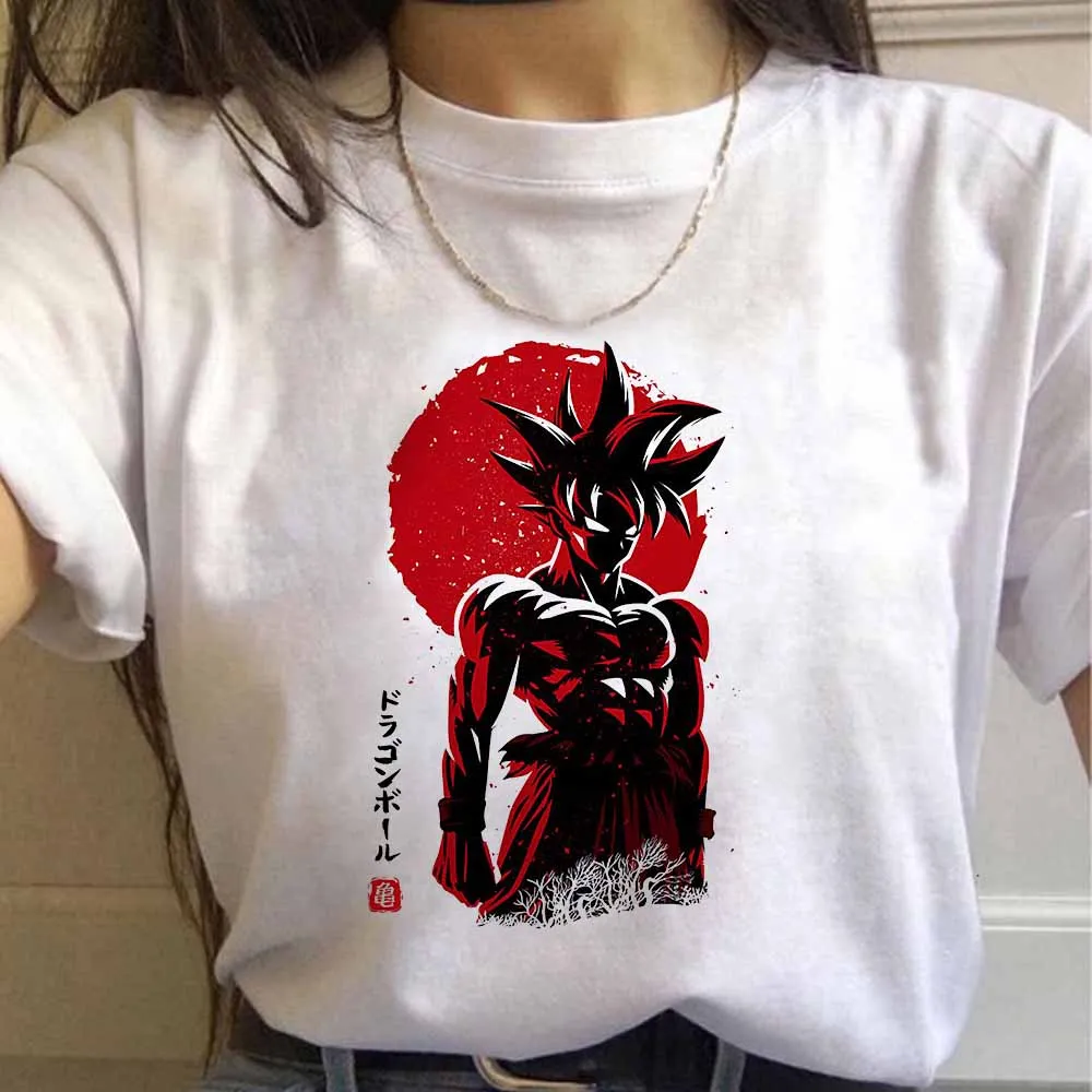 2021 Dragon Ball Ženska t-shirt Moda Anime sina Goku kratkih rukava Casual odjeća Crtići majica Harajuku Print Ženska t-shirt Majice Slika  5