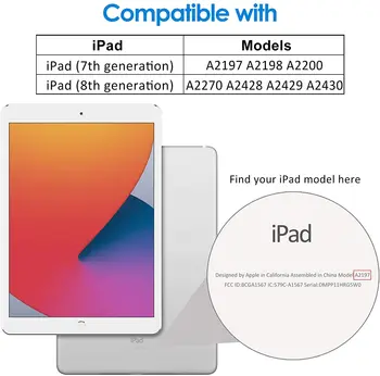 2 kom. Ploča od kaljenog Stakla Zaštitni poklopac Ekrana za Apple iPad 8/6/5/7/iPad Pro 11/iPad Air 4 HD je Potpuna pokrivenost Zaštitna folija
