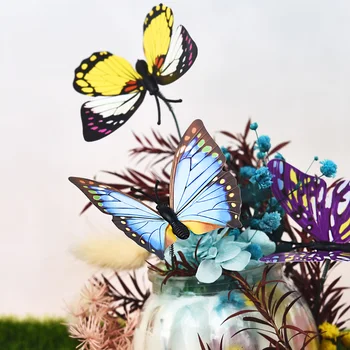 Buket leptira Vrt Dvorište Sadilica Šarene Čudan Kolaca za leptire Dekoracija je Vanjski Dekor Lonci za cvijeće Ukras
