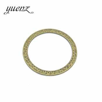 YuenZ 3 kom. 3 boje Antičku Srebrna boja prstena nosača, pogodan za Ogrlice DIY Izrada nakita od metala 54*54 mm B111