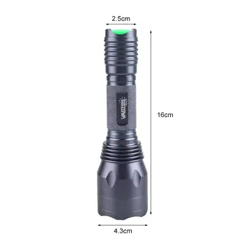 600 Metara 3 XML-T6 LED Svjetiljka Baklja Snažan Taktički Vojni Lovački fenjer Ourdoor vodootporan Reflektor+18650+Punjač