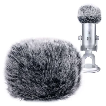 Novi mikrofon Furry Windsn mikrofon filter pjene na vjetrobransko staklo, koristi se kao krzna pokriće za plave Yeti, Pro Usb конденсаторные mikrofoni
