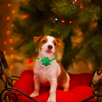 30 kom. Božićni pribor za pse Slatka Mala doggy style mačka, kao što su kravate, leptir Odmor oprema za kućne ljubimce Osnovna pas Mačka Kravata Ukras za pse
