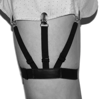Unisex haljina košulja vrhovima protiv bora protuklizni spona za подвязок seksi petlja za noge, pojas za подвязок