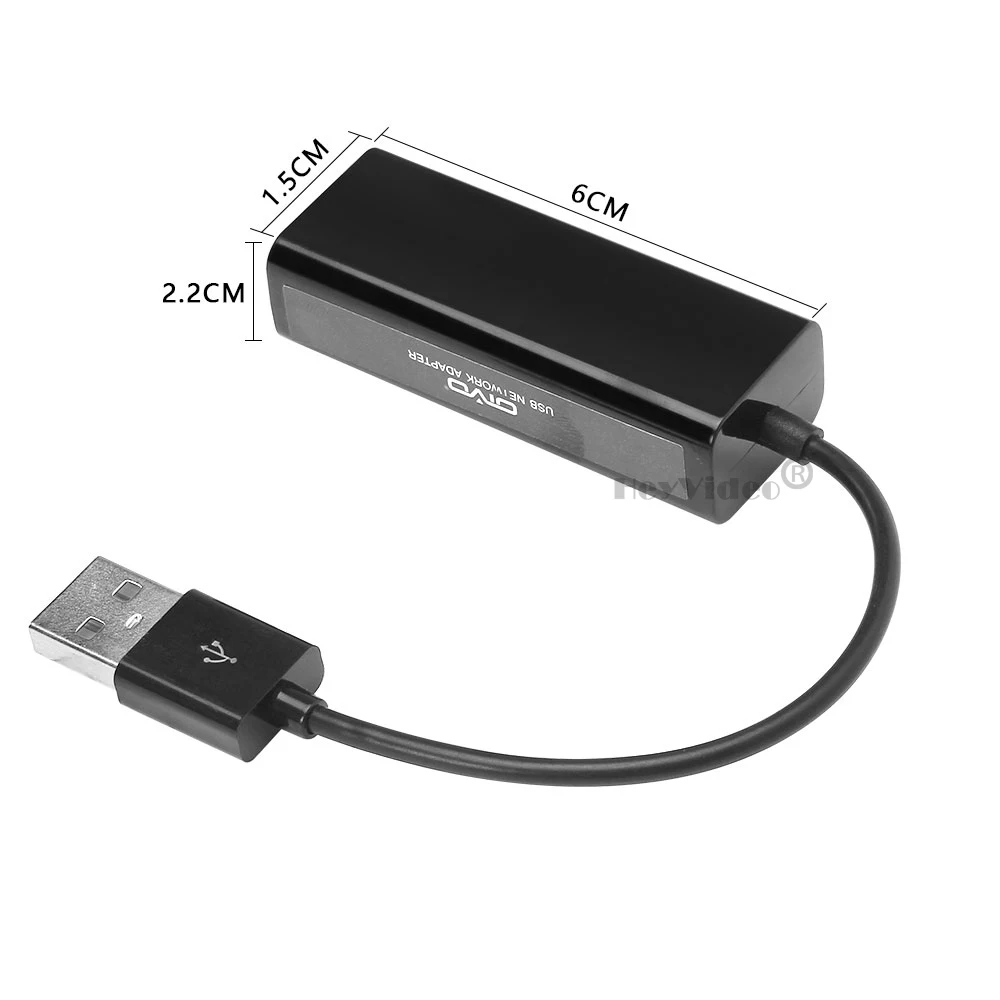 Za Nintendo Switch USB Ethernet Adapter 100 Mbit / s USB 2.0 Ethernet Mrežna kartica za Windows 10 Xiaomi Mi Box 3 Дропшиппинг Slika  2