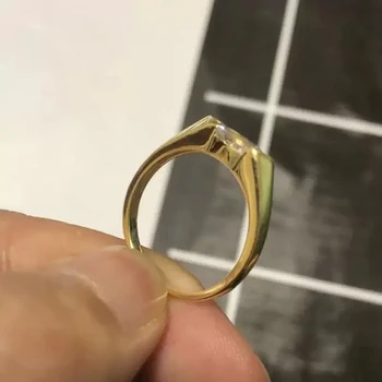 CAOSHI Modni ugovorna Vjenčano prstenje za žene Zlatnu boju Markiza CZ Pribor za stranke Trendy ženske elegantne dekoracije
