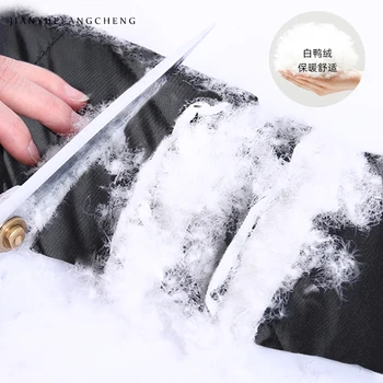 Svakodnevne ženske zimske dolje jakne Bijelu pastu s okusom patke dlake 2020 Nove Crne tanke kratke ženske majice s dugim rukavima Tople debele korejski dolje jakne
