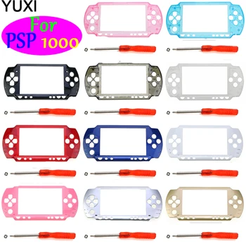YUXI 1 compl. Prednji Poklopac Kućišta Torbica Zamjena Za Sony PSP1000 PSP 1000 Set pribora za igraće konzole