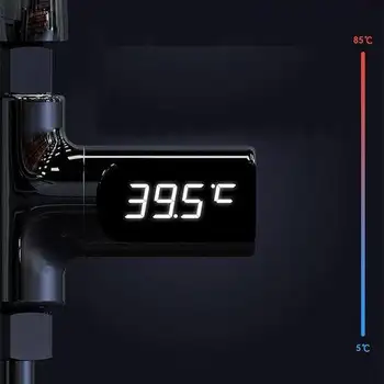 Termometar za kadu LED Zaslon Home Vodeni Tuš Termometar za Mjerenje temperature Monitor Kuhinja Kupaonica Skrb Za djecu Voda LED Temperament
