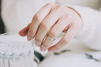 Jisensp Jednostavno šuplje okrugli prsten Podesiv prsten Geometrijski ukras za žene i djevojčice Dar na party anillos para hombre 2019