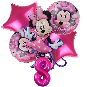 Vruće balone iz folije Mickey Minnie proslava rođendana Uređenje dječje sobe 32-inčni broj Dječja igračka dječji tuš Odmor pribor