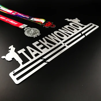 Vješalica za medalje na taekwondo Držač sportske medalje za borilačke Vješalica za medalje od nehrđajućeg čelika Sportske pokloni
