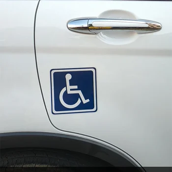 YJZT 13 cm*13 cm Modni Znak za osobe s invaliditetom Invaliditet Mobilnost Parking PVC Naljepnica za auto Oznaka 11-00094