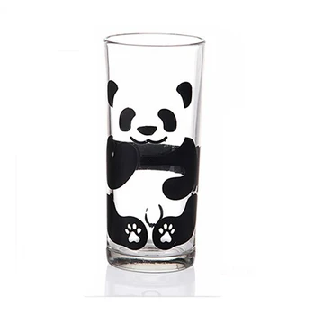 Glavni Dnevni Slatka Panda Staklena Čaša s Mlijekom Kava Bubalo Bez olova Ured za Par Čaša Vode Kuhinjsko Posuđe Šalice za doručak bez Poklopca