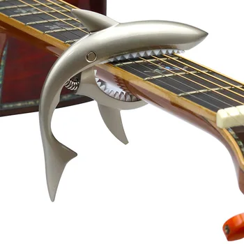 Metalni Morski Pas Gitara Capo Smiješno Kreativni Cink Legura Brza Promjena Isječka Bas Gitara Most Gitara Gudački Instrument I Pribor