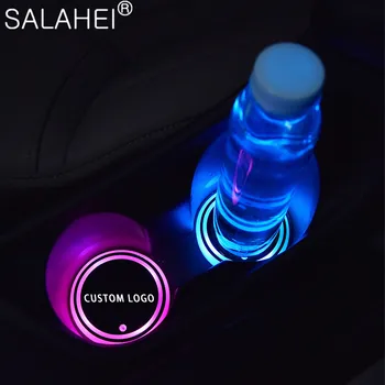 2X LED Auto-logo Držač za подстаканников RGB Zamjenjive postolja za punjenje USB Changan CS55 CS75 CS35 CS95 2018 2019 2020 Za auto robe