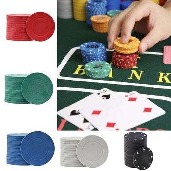 20шт ABS Casino poker Chips Baccarat Čip Black Jack Kovanice Poker Karte Igra Mahjong Žetone za kosti Bez Nominalne vrijednosti Prazan Čip