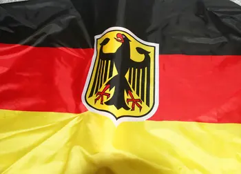 90 x 150 cm High-end Home Dekor Velika Zastava Njemačke s Орлиным Sokol Poliester njemački Njemački Leteći Banner NN039