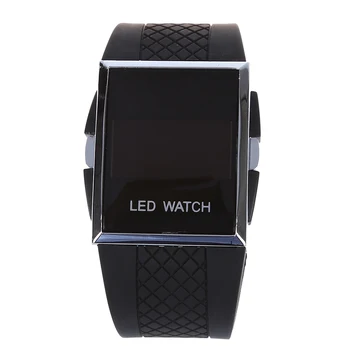 Izdržljiva svakodnevne strme crnci sportski sat za muškarce LED digitalni muški sat na poklon