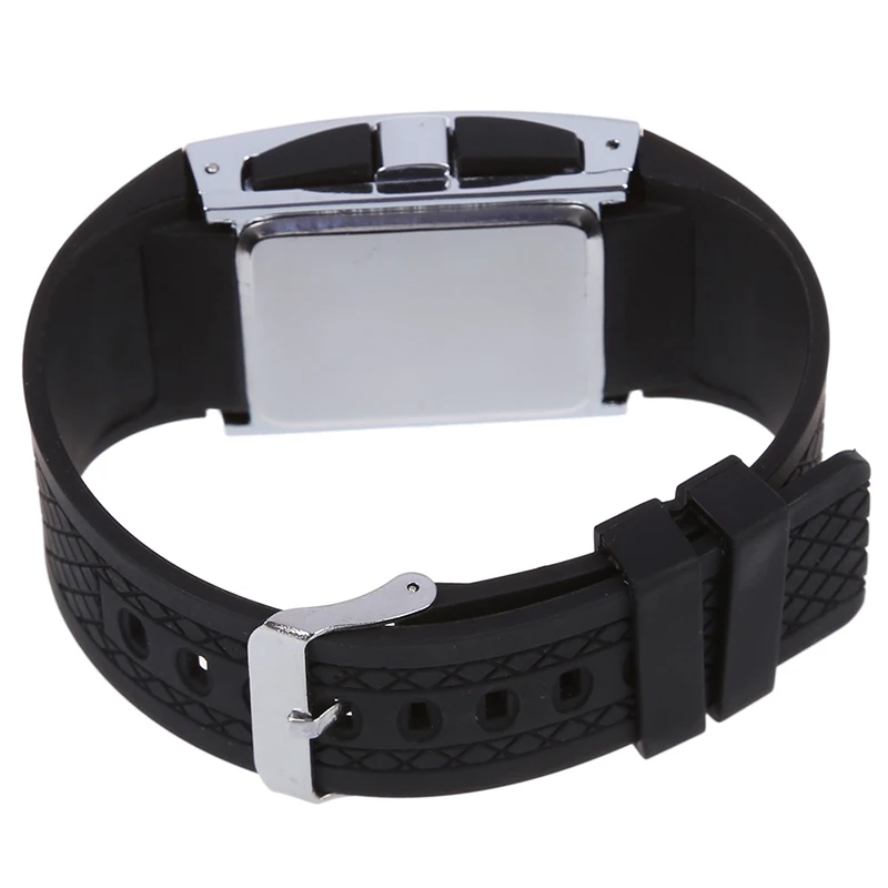 Izdržljiva svakodnevne strme crnci sportski sat za muškarce LED digitalni muški sat na poklon Slika  2