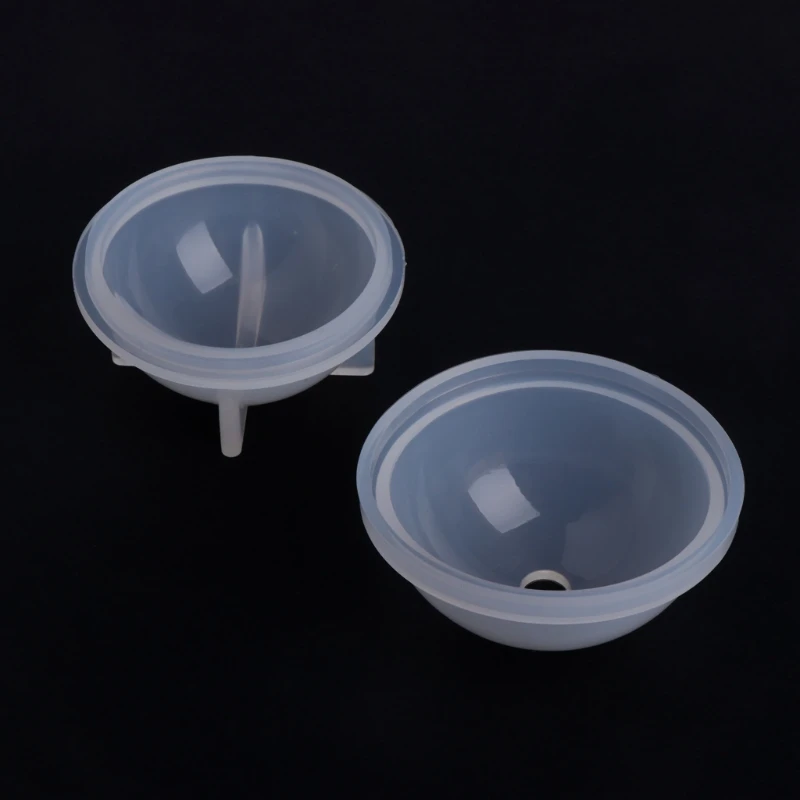 Stereo Sferna Silikonska Forma Za izradu nakita DIY Loptice Nakit od Smole Obrt Slika  5