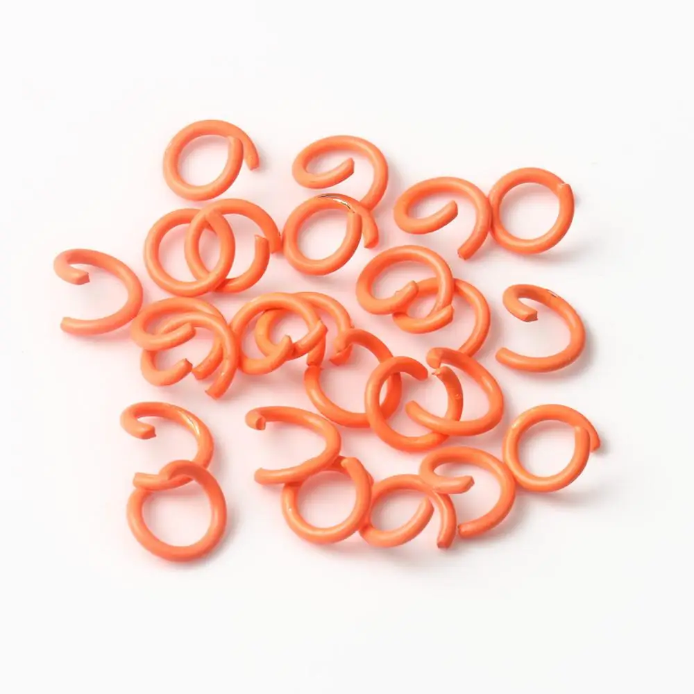 50 kom./lot 8 mm Metalni Prsten open prijelaza multi-boji Prstena s zajedničkoj petljom Narukvica Pribor za izradu nakita Ručno DIY Pribor Slika  1