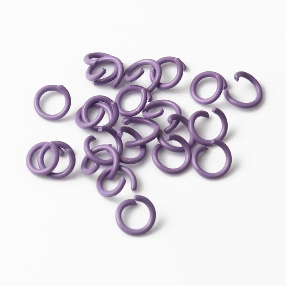 50 kom./lot 8 mm Metalni Prsten open prijelaza multi-boji Prstena s zajedničkoj petljom Narukvica Pribor za izradu nakita Ručno DIY Pribor Slika  4
