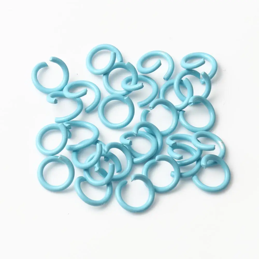 50 kom./lot 8 mm Metalni Prsten open prijelaza multi-boji Prstena s zajedničkoj petljom Narukvica Pribor za izradu nakita Ručno DIY Pribor Slika  5