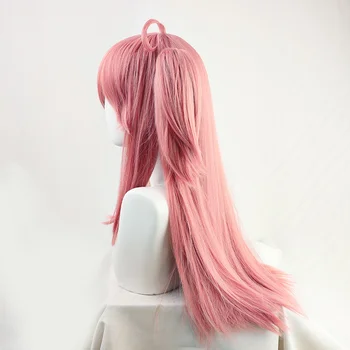 Anime VTuber Hololive Sakura Miko Cosplay Perika Toplinu Sintetički 60 cm Duge Ružičaste Kose Perika Za Halloween+ Besplatna Kapa za vlasulja