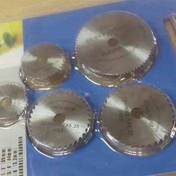 7 kom. komplet Mini-Disk pila HSS Rotacijski Alat Za Rezanje metala Set električnih alata Za rezanje drva Diskovi Vreteno Bušilice Cut