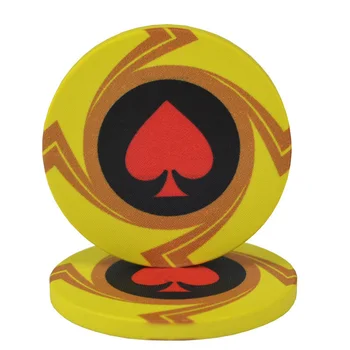 25 kom./compl. Casino Персиковое srce Texas poker, Black Jack Keramičke Chips lakši Kovanice Setovi Vrhunski Poker Set Prilagodljiv