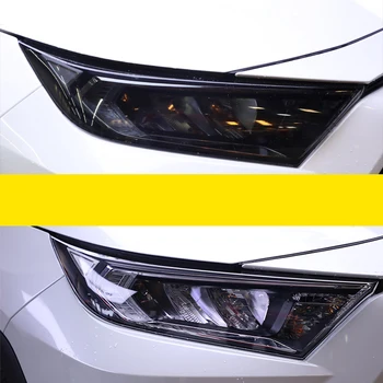 Auto Oprema, pogodan za Toyota RAV4 XA50 2019 2020 2021 Nijansu za maglu, Crni Dim Zaštitna Folija Preslikač TPU Vanjske detalje