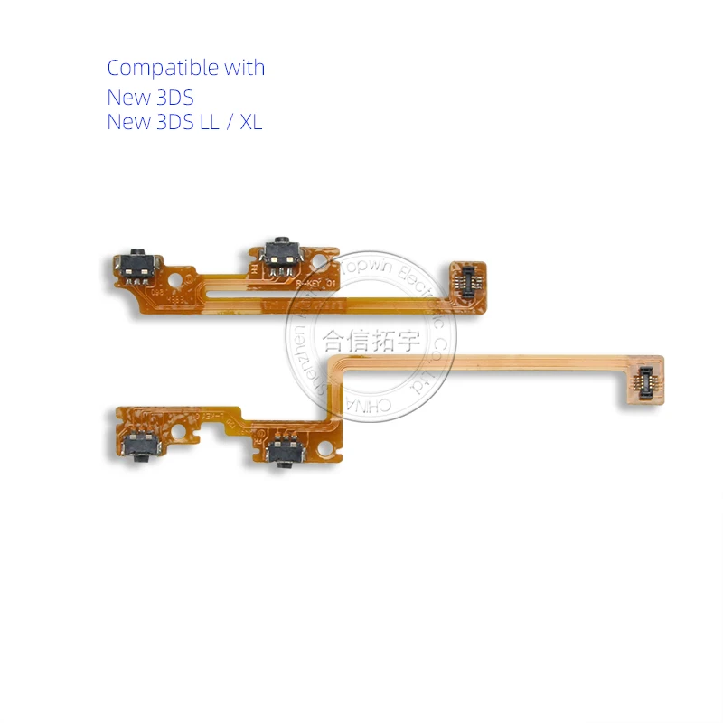 HOTHINK 1 compl. Smjenski Gumb za Pokretanje Ramena Lijevo Desno Fleksibilan Kabel za Nintendo New 3DS XL LL Novi 3DS (verzija) L/R Slika  1