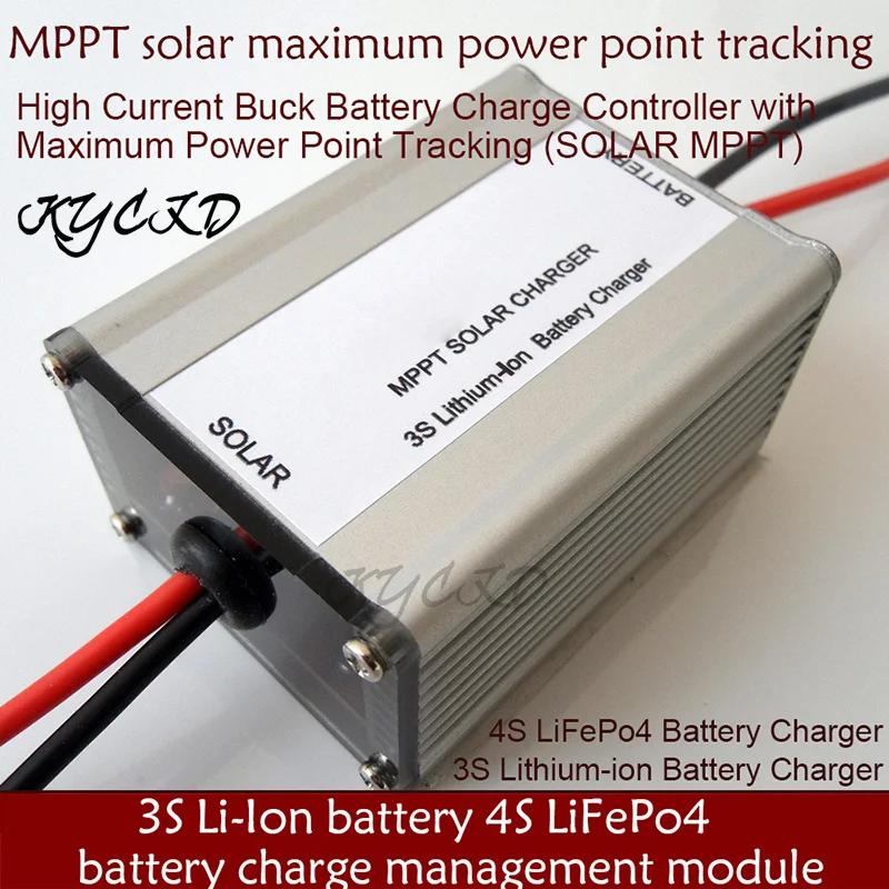 5A 10A Naknada za punjenje Solarne litij baterija 11,1 U 12,6 U 3S Li-ion 12,8 14,4 4S Baterija LiFePO 18 Sunčano MPPT Kontroler BQ24650 Slika  5