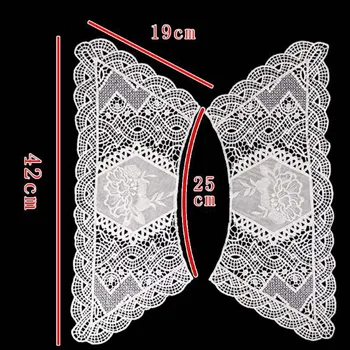 Topla pamučnim cvjetni vez DIY čipke ovratnik Tkanina za Šivanje trake završiti oblog otvor za gorivo tkanina za ručni rad vjenčanicu pribor