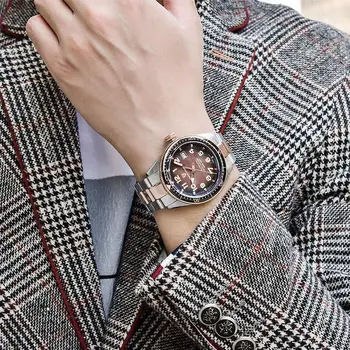 Dizajner satova i PAGANI Za muškarce 2020 Luksuzni Poslovni Sportske Mehanički ručni sat Marke mens Automatski Vodootporan od Nehrđajućeg čelika