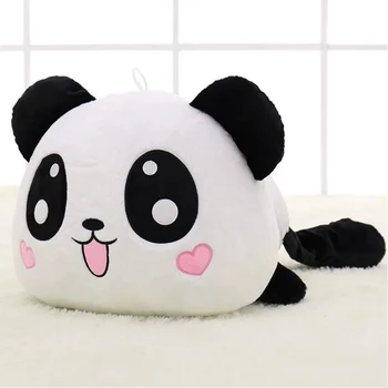 45 cm Divovska Panda Jastuk Mini Pliš igračke Mekana Igračka za životinje Lutka Plišani Jastuk zračni Jastuk Lutka Poklon za Valentinovo Dječji dar
