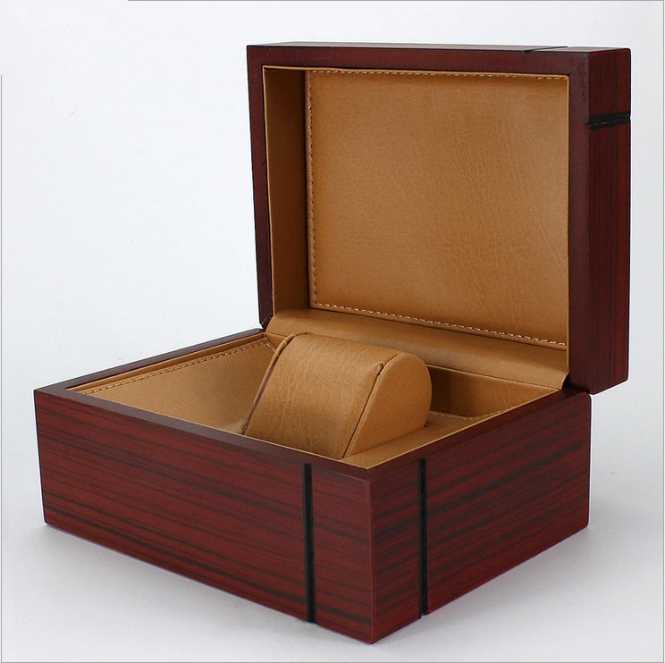 Visokokvalitetna drvena kutija za satove, kutija za narukvice s jastukom od кожзаменителя Slika  0