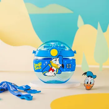 Disney 420 ML Donald Duck Ceative Plastični Prijenosni Slama Šalica Crtani film