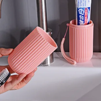 Kupaonski pribor pribor za zubna četkica organizator kupaonice Prijenosni čaša za pranje putni torbica za pastu za zube, šalica za čišćenje zuba