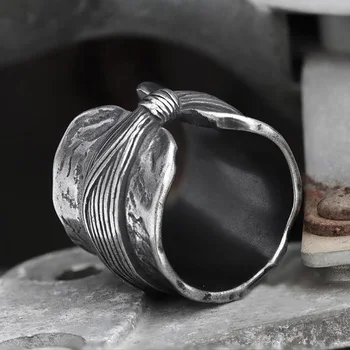Винтажное Estetski prsten od nehrđajućeg čelika 316L Prsten od mesa Frankenstein Vjenčanje super muški Байкерское nakit proizvod u gotičkom stilu