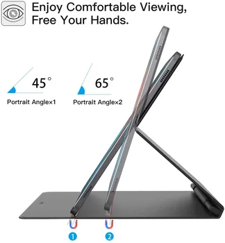 Za naslovnicu Samsung Galaxy Tab S6 Lite S7 Plus Magnetna Postolje S držačem Za olovku Za naslovnicu Galaxy Tab S7 FE Automatsko buđenje Tijekom Spavanja